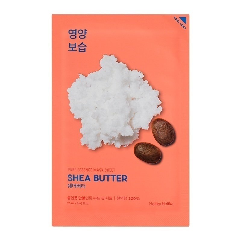 Holika Holika Pure Essence Mask Sheet Shea Butter – veido kaukė